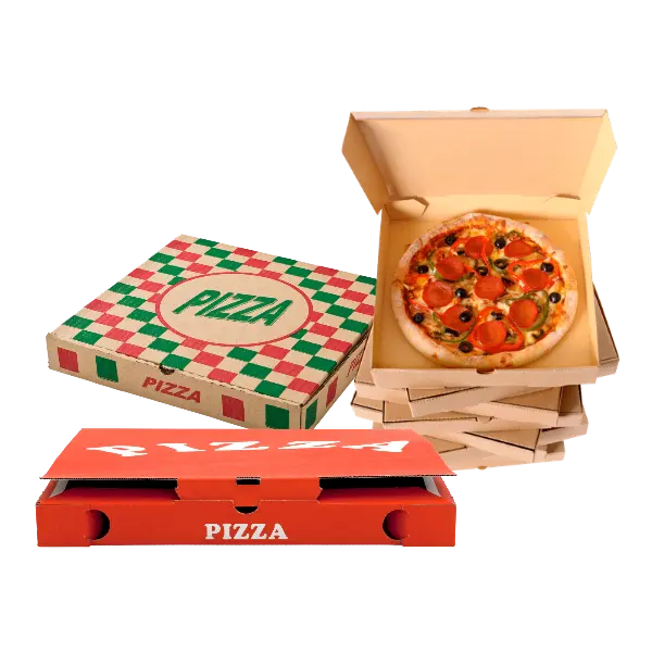 Brown Kraft Paper Pizza Box Plain And Customized Printing2.webp