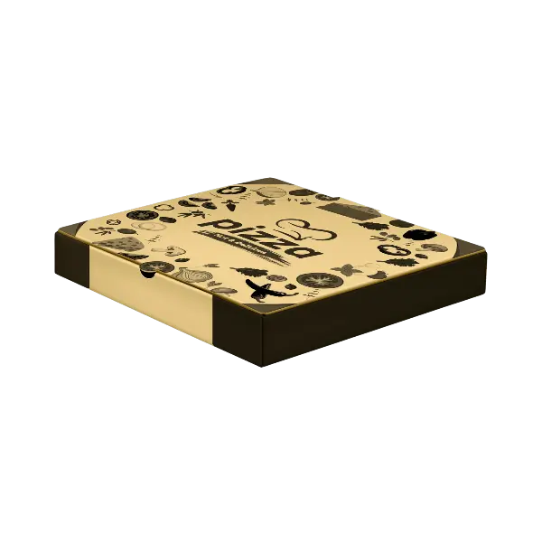 Brown Kraft Paper Pizza Box Plain And Customized Printing3.webp