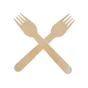 X-Disposable Wooden Fork.webp