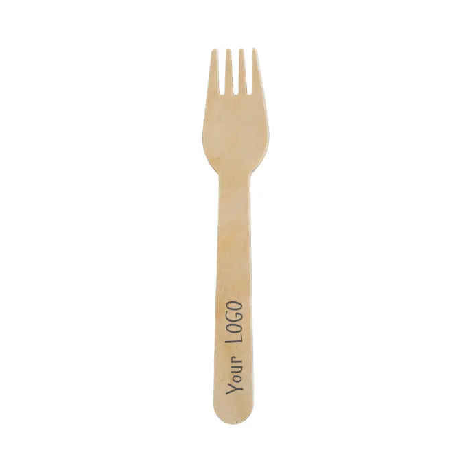 YourLogo Disposable Wooden Fork.webp