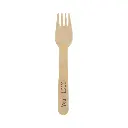 YourLogo Disposable Wooden Fork.webp