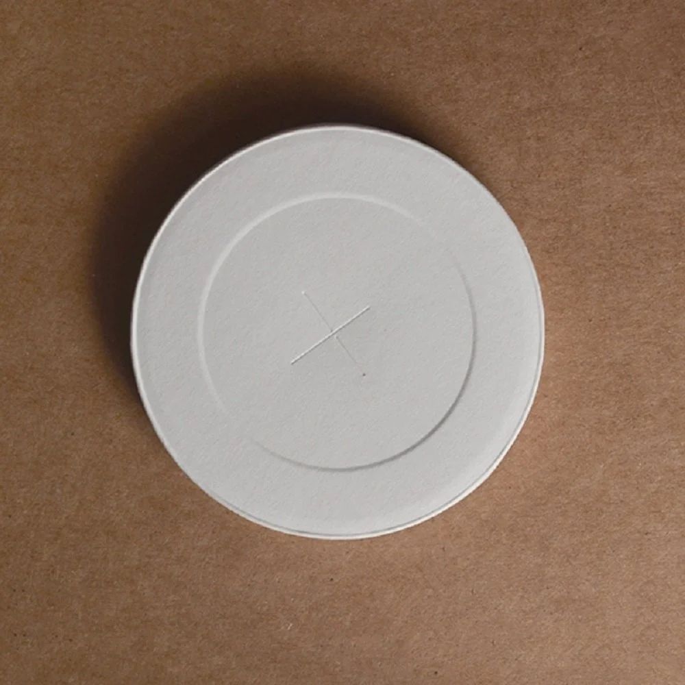 Flat Paper Lid (Optional Straw-cut)