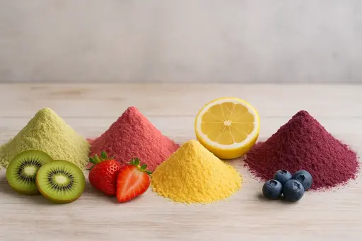 All Types of Fruits Pulps and Powder